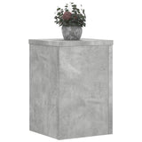 Standard di pianta Vidaxl 2 ST 20x20x30 cm Betongrijs in legno trasformato