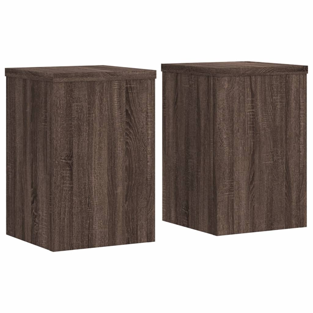 Vidaxl Planznormen 2 st 20x20x30 cm veraarbechte Holzbrong Fake