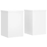 Vidaxl Standard pianta 2 ST 25x25x35 cm Bianco in legno elaborato