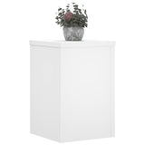 Vidaxl Standard pianta 2 ST 25x25x35 cm Bianco in legno elaborato
