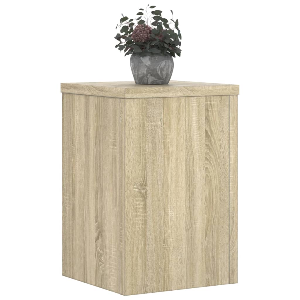 Standardy rostlin Vidaxl 2 ST 25x25X35 cm Zpracované dřevo Sonoma Oak