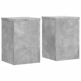 La plantation de Vidaxl comprend 2 ST 25x25x35 cm Betongrij en bois transformé
