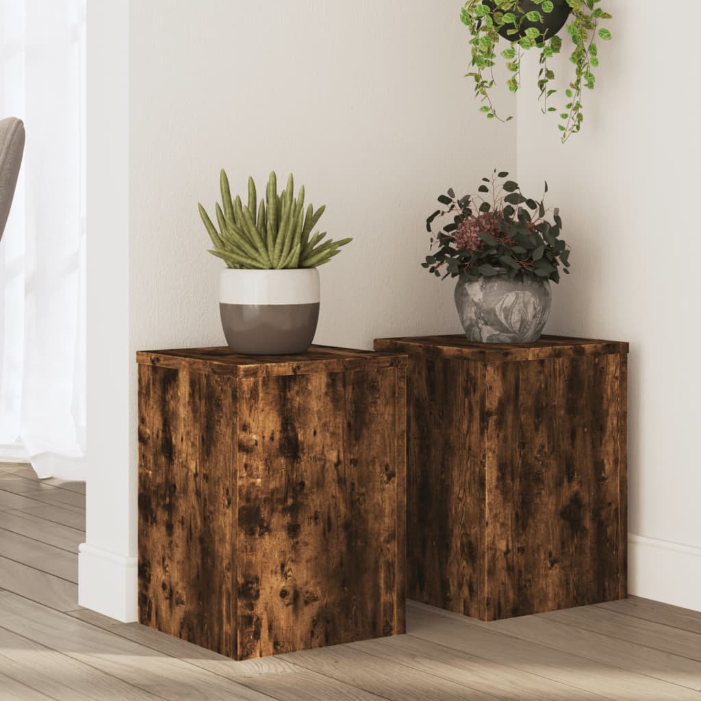 Normes de l'usine Vidaxl 2 ST 25x25x35 cm en bois de bois de bois de bois propriété
