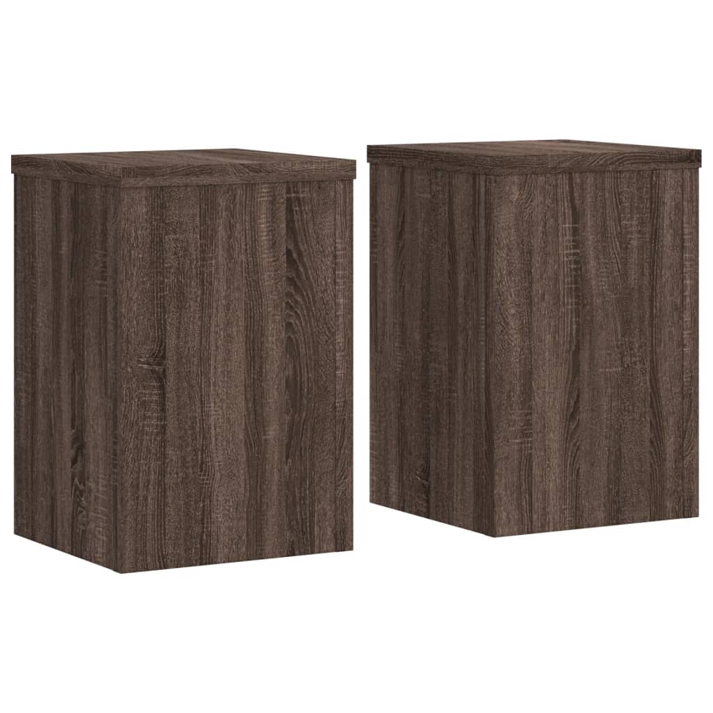 Vidaxl Planznormen 2 st 25x25x35 cm veraarbechte Holzbrong Fake