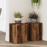 Vidaxl Planzung steet 2 St 25x25x35 cm verschafft Holz alt Holzaarf