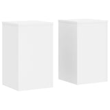 Vidaxl Planznormen 2 st 30x30X50 cm veraarbechte Holzwäiss
