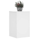 Vidaxl Planznormen 2 st 30x30X50 cm veraarbechte Holzwäiss