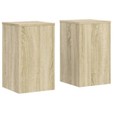 Vidaxl Standards 2 ST 30x30X50 cm Zpracované dřevo Sonoma Oak