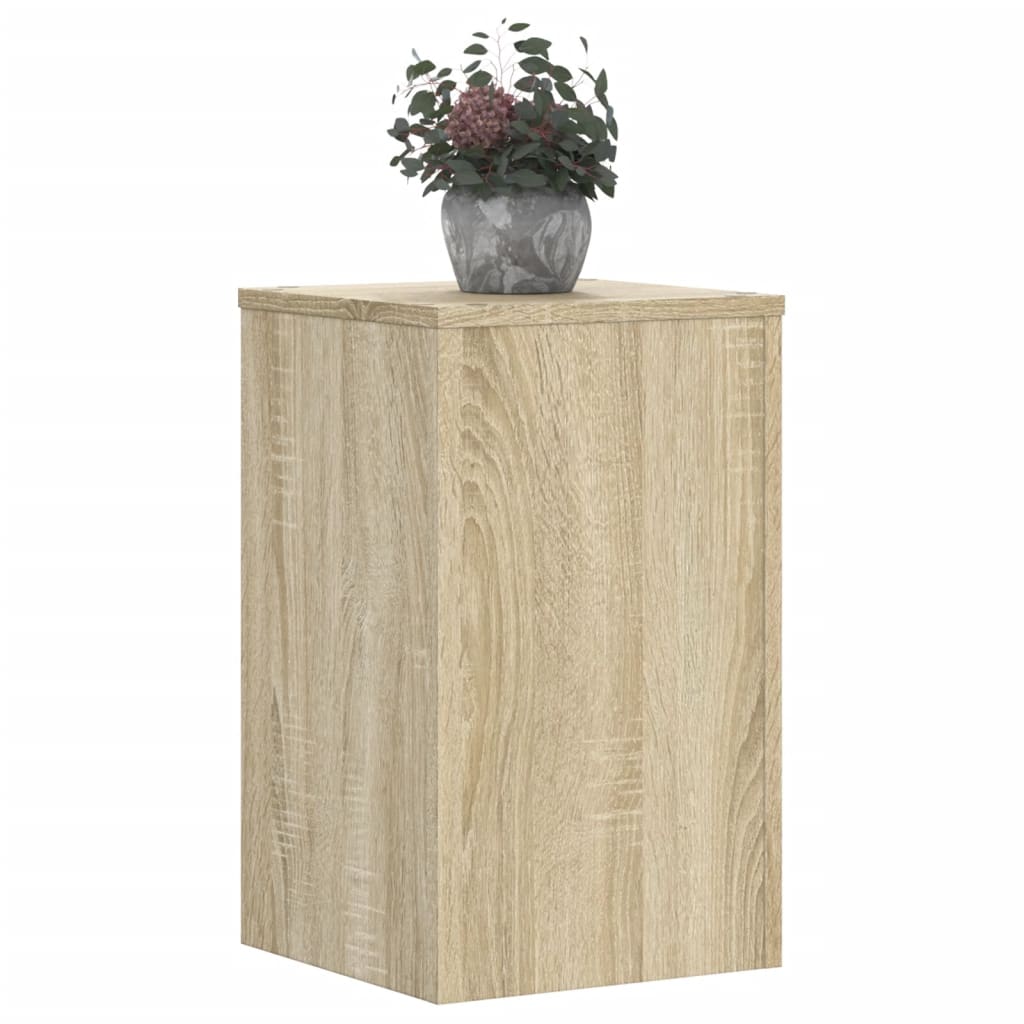 Vidaxl Standards 2 ST 30x30X50 cm Zpracované dřevo Sonoma Oak