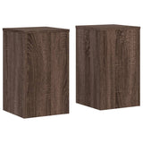 Normes de l'usine Vidaxl 2 PCS 30x30x50 cm Chêne brun en bois transformé