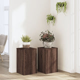Normes de l'usine Vidaxl 2 PCS 30x30x50 cm Chêne brun en bois transformé