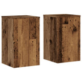 Standardy rostlin Vidaxl 2 ks 30x30x50 cm Zpracované dřevo Old Wood -