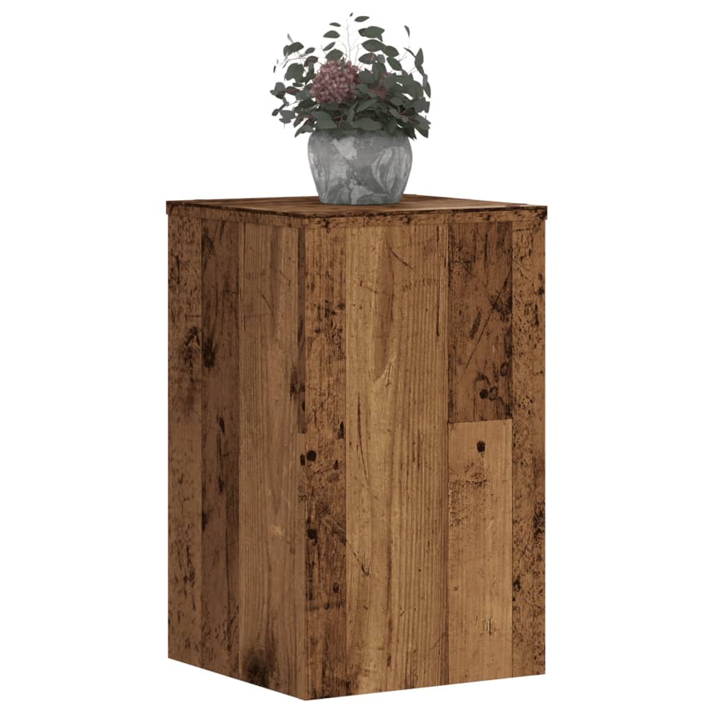 Standardy rostlin Vidaxl 2 ks 30x30x50 cm Zpracované dřevo Old Wood -