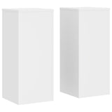 Vidaxl Plantéierung steet 2 PCs 30x30X70 cm veraarbecht Wäisswäiss