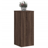 Normes de plante vidaxl 2 ST 30x30x70 cm chêne brun en bois transformé
