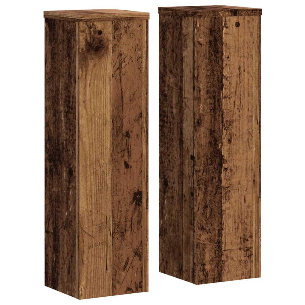 Vidaxl Planznormen 2 St 17 St.X17x60 CM verschafft Holz al Holzaarf