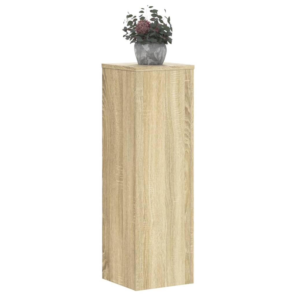 Normes de l'usine de Vidaxl 2 ST 25x25x80 cm Bois de chêne sonoma