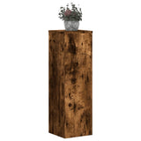 Vidaxl Standard pianta 2 ST 25x25x80 cm Oak fumato in legno trasformato