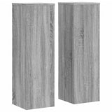 Vidaxl Standard pianta 2 ST 25x25x80 cm Sonoma grigio in legno trasformato