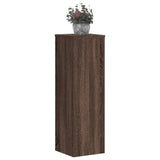 Normes de plante vidaxl 2 ST 25x25x80 cm chêne brun en bois transformé