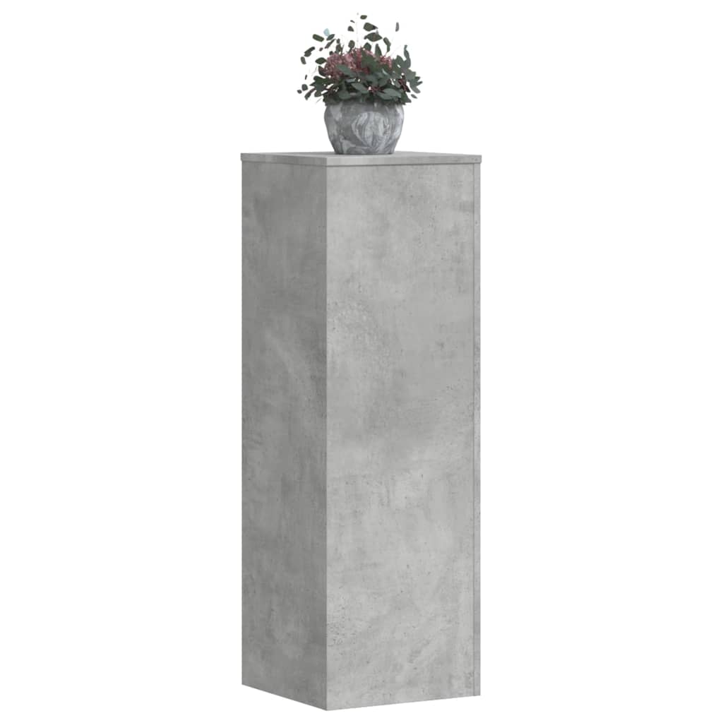 VidaXL Plant Standard 33x33x100 cm Processed Wood Betongrijs