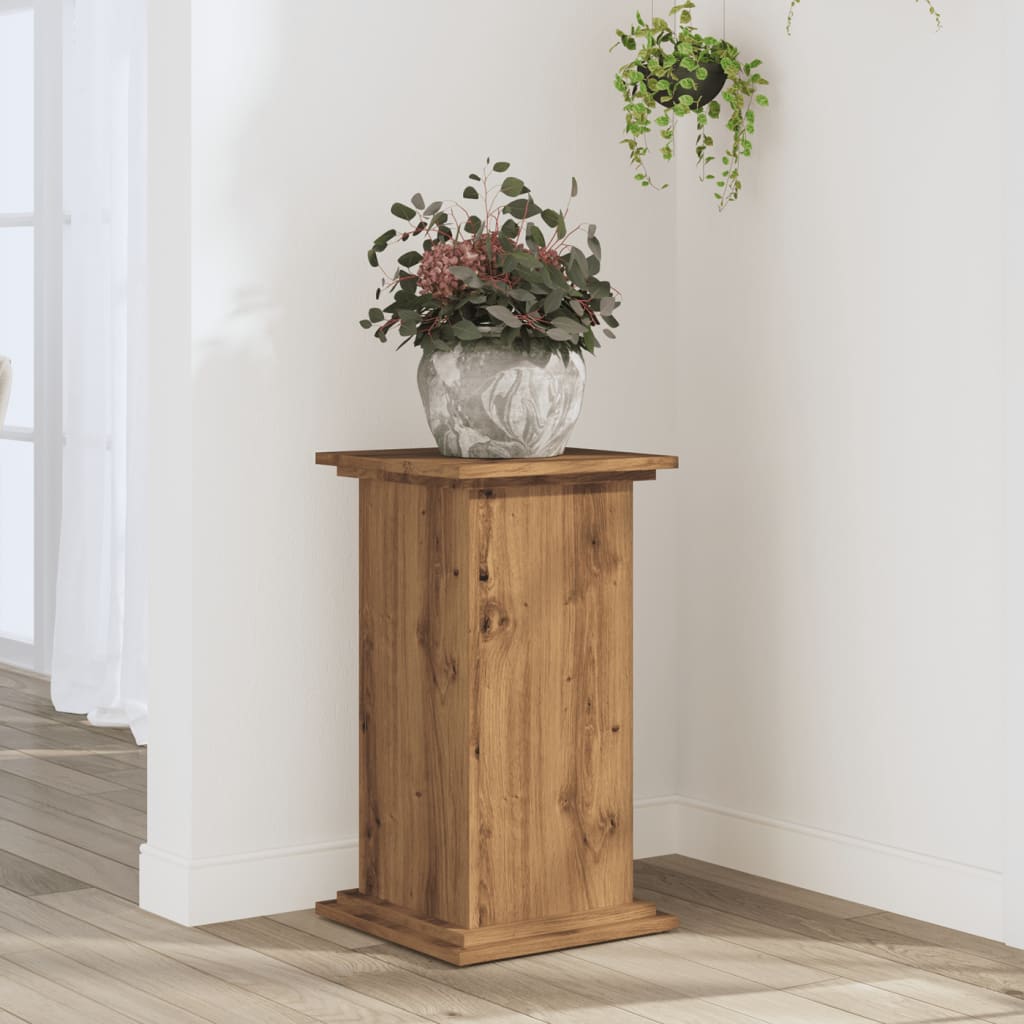 Standard rostlin Vidaxl 33x33x60 cm Zpracovaný dřevo řemeslný dub