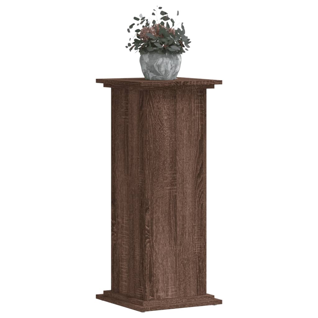 VidaXL Plant Standard 33x33x80 cm processed wood brown oak -colored