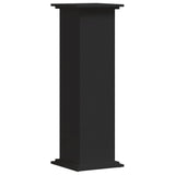 Estándar de planta Vidaxl 33x33x100 cm de madera procesada negra