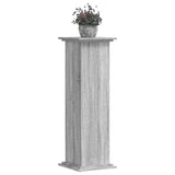 VidaXL Plant Standard 33x33x100 cm processed Wood Gray Sonoma Oak