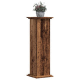 VidaXL Plant Standard 33x33x100 cm processed wood old wood -colored