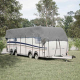 Vidaxl karavan zastřešení 900x300 cm ne -wing šedá šedá
