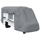 Vidaxl Camper Coperture 570x235x275 cm Vliesvlies grigio