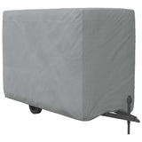 Vidaxl paardentrailerhoes 334x148x230 cm vliesvlies grijs