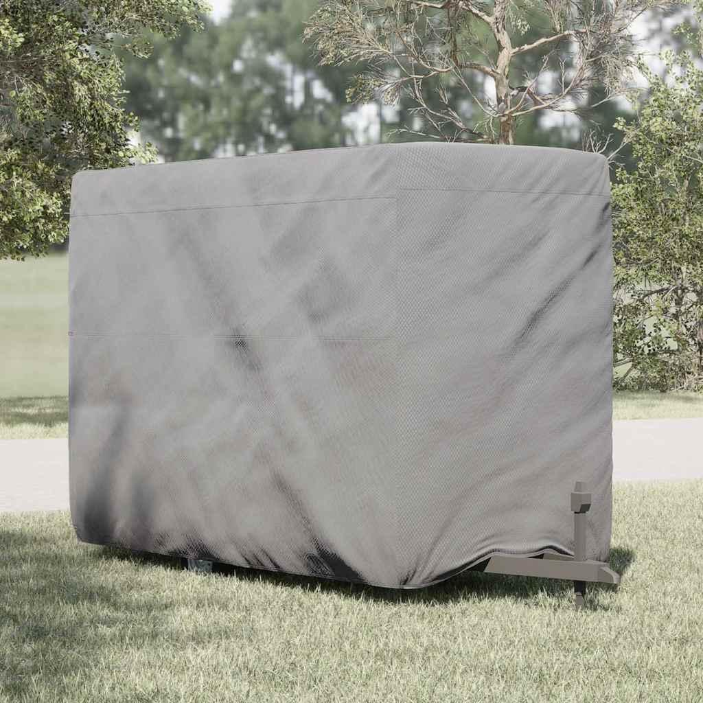 Vidaxl Horse trailer cover 376x168x240 cm Vliesvlies Gray
