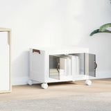 Vidaxl storage box stackable with wheels 28 L 48.5x29.5x33 cm
