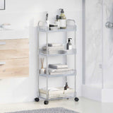 Vidaxl Storage trolley 4-layer 37x28x95 cm Acrylic Transparent