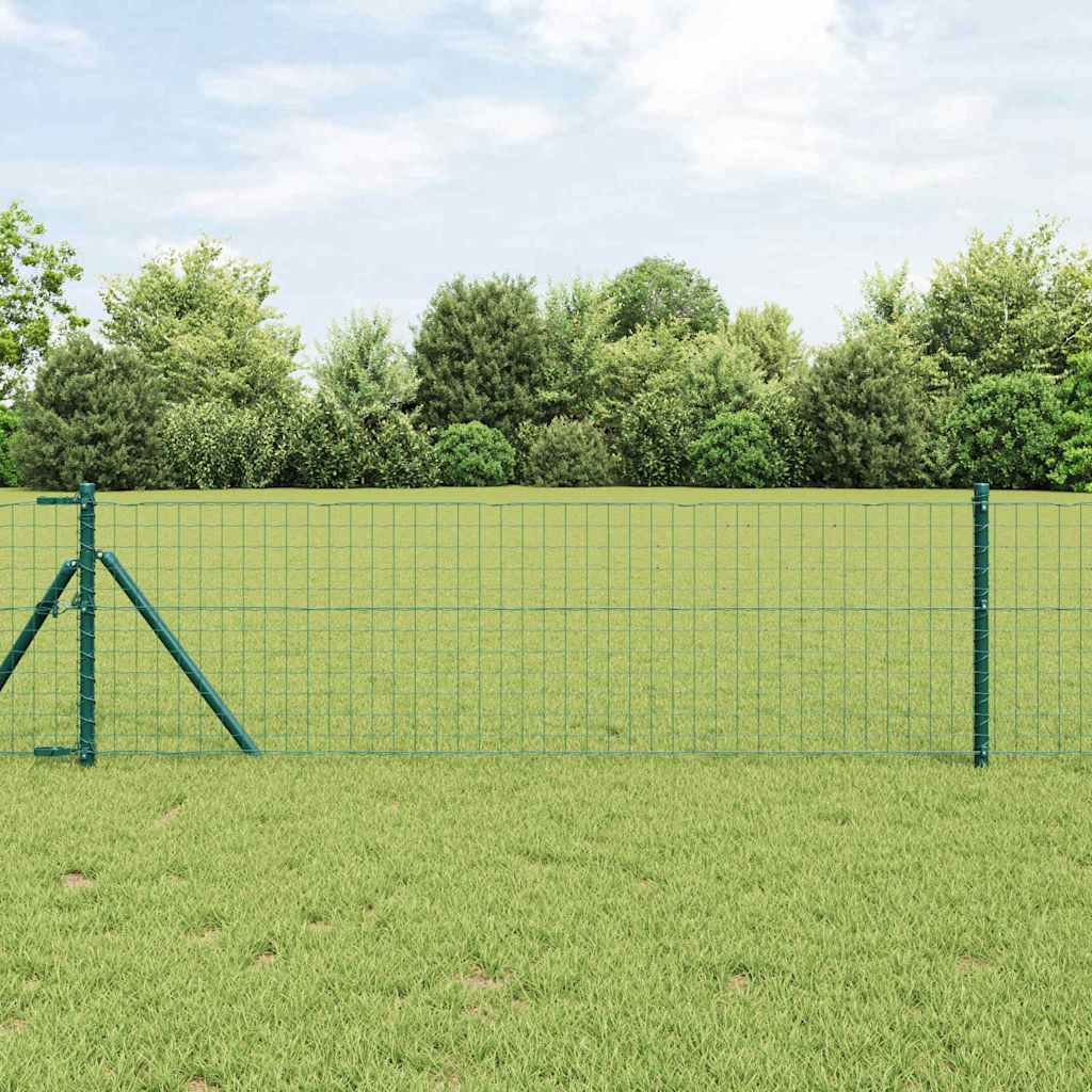 Vidaxl afrasteringspaal 26 pcs groen 3,2 x 3,2 x 80 cm