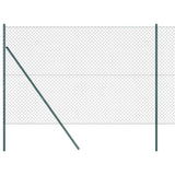 Vidaxl afrasteringspaal groen 10 x 1,6 m (40 x 40 mm gaas)