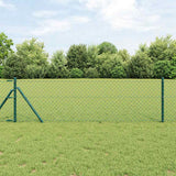 Poste para valla Vidaxl verde 25 x 0,4 m (malla 40 x 40 mm)
