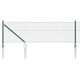 Poste para valla Vidaxl verde 10 x 0,6 m (malla 40 x 40 mm)