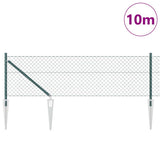 Poste para valla Vidaxl verde 10 x 0,6 m (malla 40 x 40 mm)