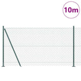 Poste para valla Vidaxl verde 10 x 1,2 m (malla 40 x 40 mm)