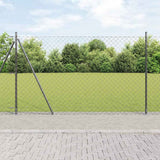 Vidaxl afrasteringspaal grijs 10 x 1,6 m (60 x 60 mm gaas)