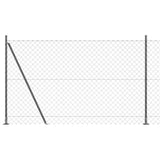 Vidaxl afrasteringspaal grijs 10 x 1,6 m (60 x 60 mm gaas)