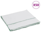 VidaXL cleaning cloths 50 sted 50x60 cm white and green
