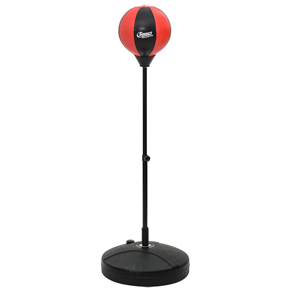Vidaxl boxing ball set with gloves and pump adjustable 81-122 cm
