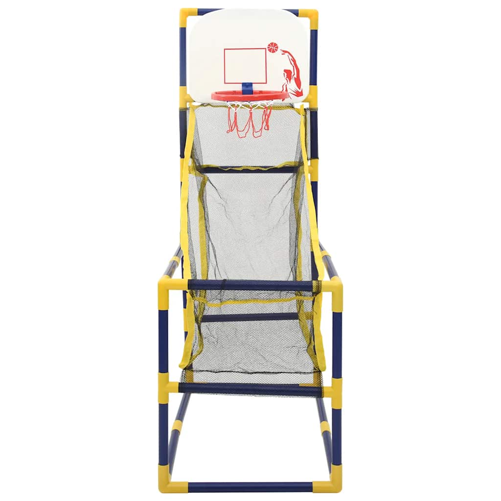 Vidaxl Arcade Basketball Set With Ball and Pump 45x86x127 cm