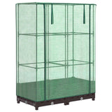 Vidaxl Planter zvednutý s kashoes 80x40x123 cm Rattanlook