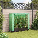 Vidaxl Planter zvednutý s kashoes 120x40x123 cm Rattanlook