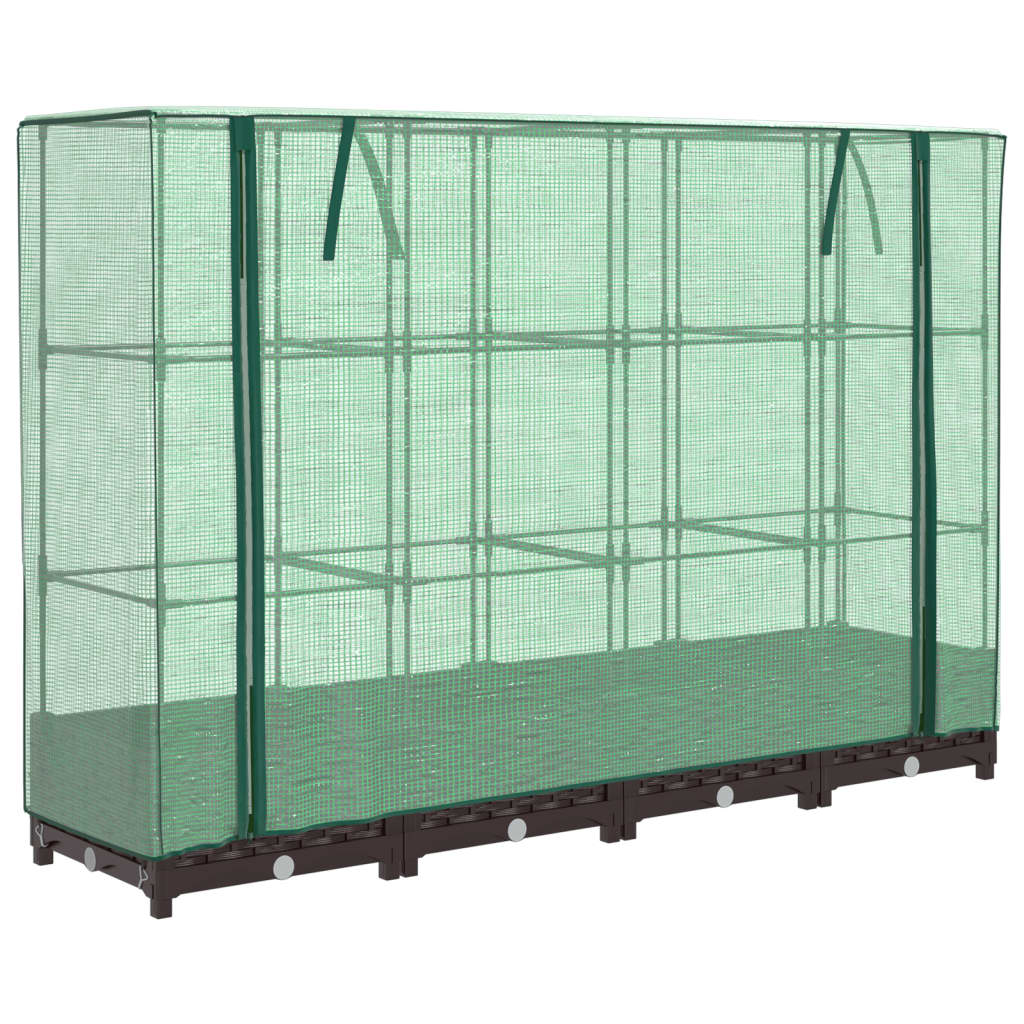 Vidaxl Planter zvednutý s kashoes 160x40x123 cm Rattanlook